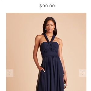 Birdie Grey Navy Grace Convertible Dress in Small